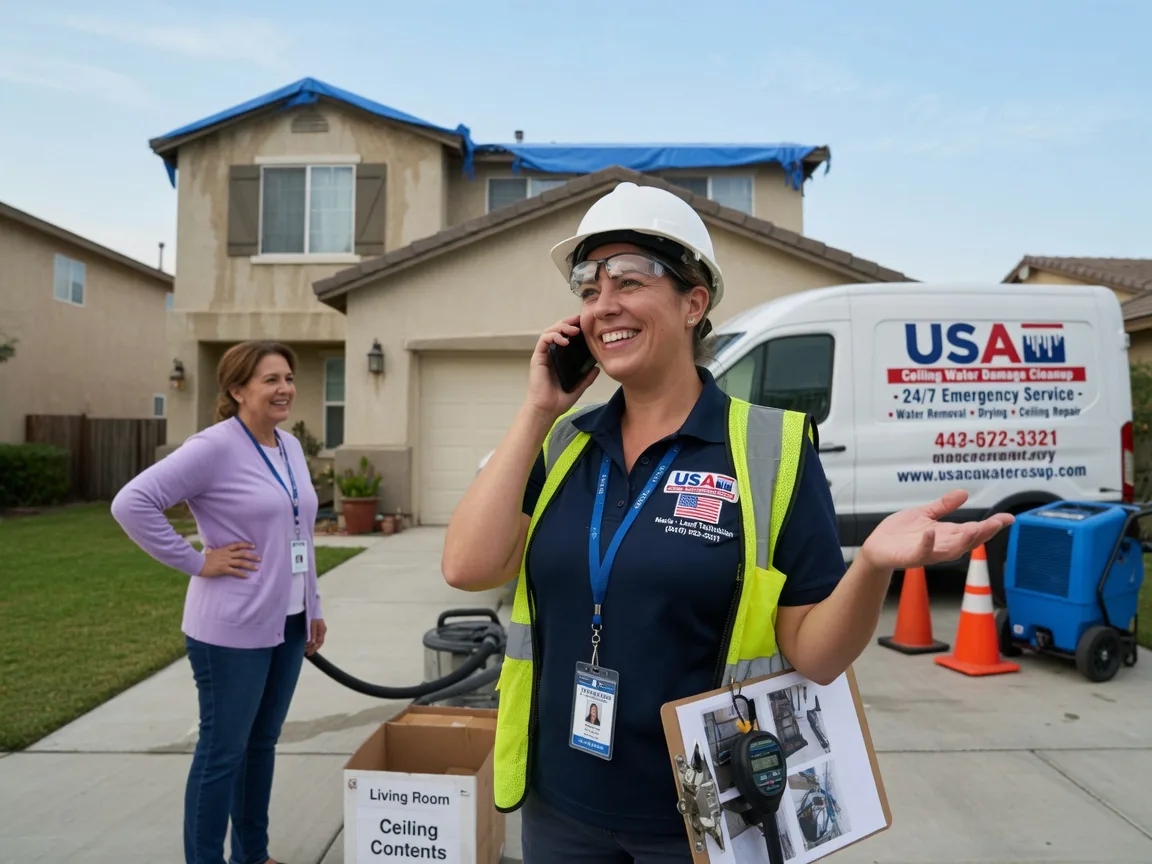 Ceiling Water Damage Restoration Tilleda, WI FAQs